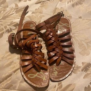 Leather San Edelman leather flats in excellent condition. Never worn